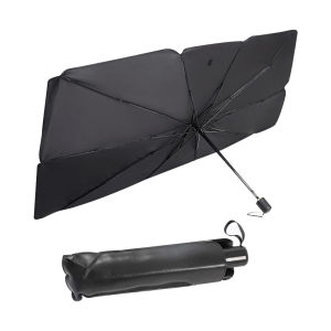 New ร่มกันแดดในรถ กัน UV ม่านบังแดดรถยนต์ ที่บังแดดในรถยนต์ บังแดดหน้ารถ สไตล์พับเก็บรถบังแดด UPF50+ สะท้อนแสงแดด