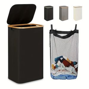 Collapsible Large Capacity Laundry Hamper for Bathroom