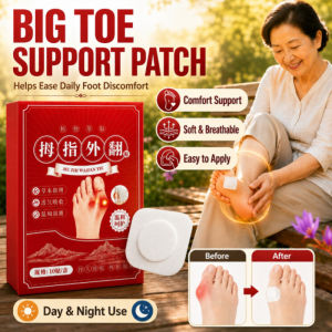【Gentle Herbal Soothing】Bunion Patch Hallux Valgus Corrector Big Toe Pain Relief Sticker Toe Separator Breathable Foot Care Plaster Soft Comfortable Orthopedic Tape
