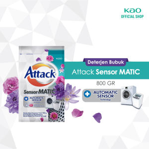 Attack Sensor Matic Deterjen Bubuk Semua Jenis Mesin Cuci Bag 800gr