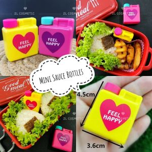 Mini Bento Seasoning Pot Mini Fancy Sauce Bottles Bento Sauce Cotainer Mini Sauce Pot迷你酱料瓶迷你酱油瓶
