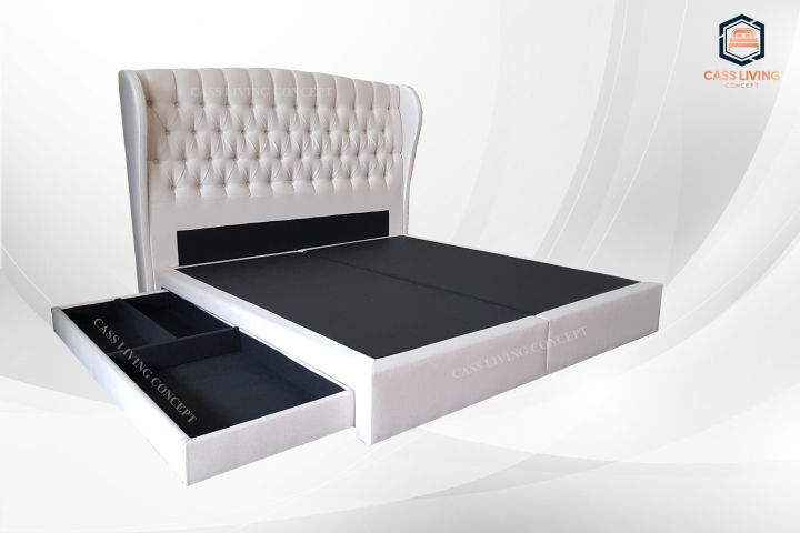 [FREE INSTALLATION] Drawer Storage Bedframe/Katil Queen/King size ...
