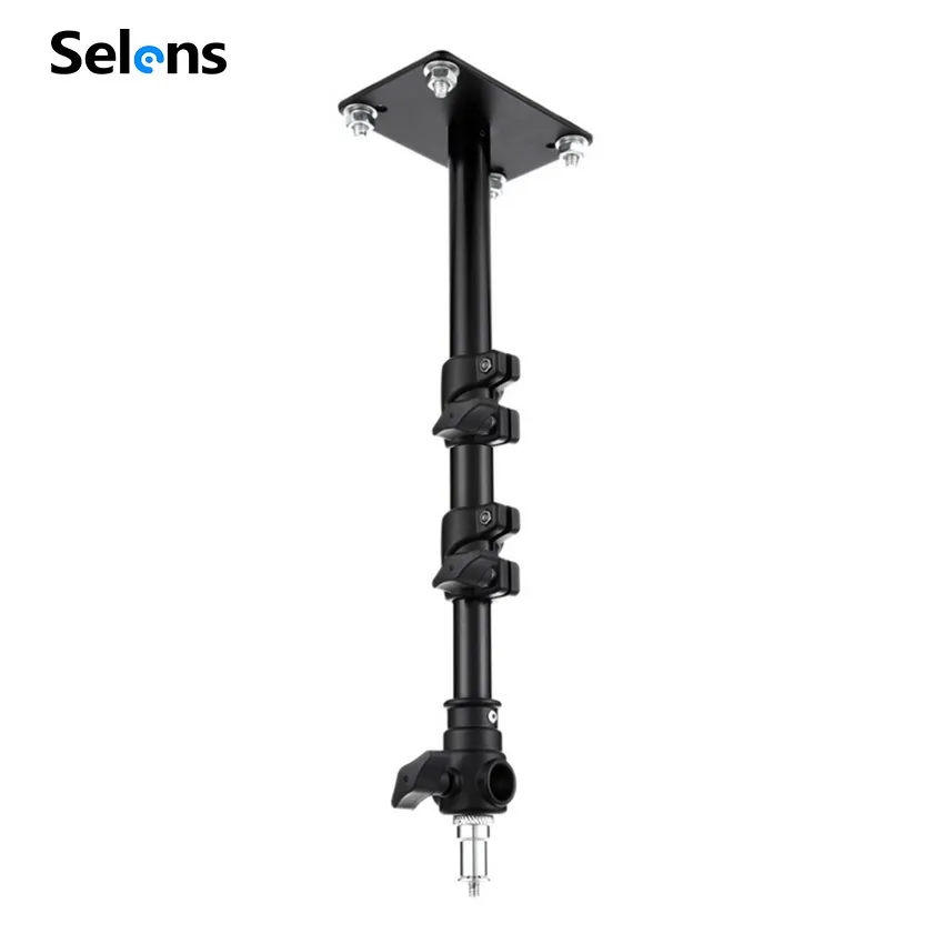 Selens 103cm Studio Ceiling Light Stand 2-Section Adjustable