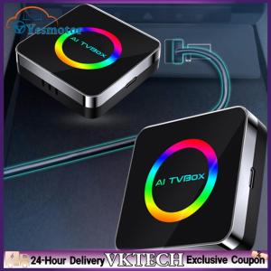 【Local Shipment】Android 13 AI Box for YouTube-Netflix Wireless Carplay/Android Auto/Carplay To Android Smart AI Box Bluetooth-Compatible