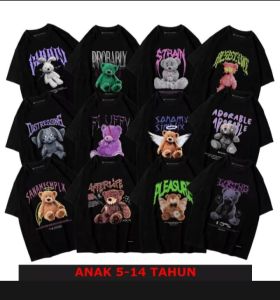 Kaos Anak Moschino - Baju Anak Perempuan Laki Laki Boneka Bear Lucu 5th-14th Katun / Baju kaos beruang kaos beruang kaos pria kaos distro pria kaos pria kekinian kaos hitam pria fashion week kaos anak