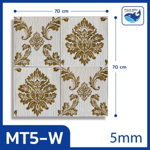Wallpaper 3D FOAM / Wallpaper Dinding 3D Motif Foam Batik Bunga More High Quality / Wallfoam 3D