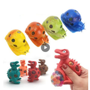 Squishy Toys fidget toys Dinosaur Lays Eggs Model Grape Venting Balls Squeeze Pressure Anti Stress Ball Stress Relief Reliever Toy