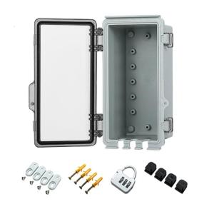 Multipurpose Large Size Waterproof Enclosures Convenient for Outdoor Power Supply With Lock And Mounting Accessories