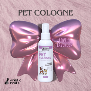 PETSCHOICE - Pet Cologne - Prolific Tails Pro de Parfum (Lavender Scent) 100mL fragrance with moisturizer odor neutralizer For Dogs and Cats