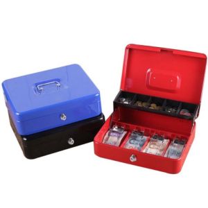 Cash box portable money secret security safe box lock ( RANDOM ) Keimav-official