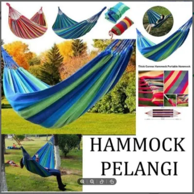 Hammock Colorful Kasur Gantung Camping Single Series-ayunan gantung dewasa