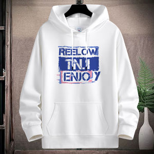 IELGY 13 Color plus size Cotton Hooded Sweat Mens New Pocket Loose Casual Mens and Womens Same Style Top TN. 1 printing