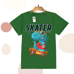 Code8.id DTF Kaos Anak Laki Laki Gambar Dinosaurus Best Seller Awan MURAH DAN TRENDY