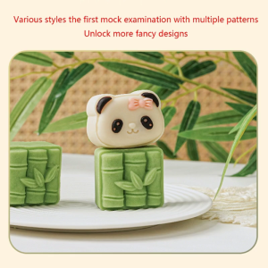 Panda/khuôn bánh trung thu tre lễ hội trung thu MOONCAKE các nhà sản xuất khuôn dập bánh quy áp lực tay shortbreads dụng cụ làm bánh