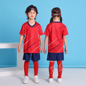 AU Football uniform set childrens ice silk quick-drying jersey 2026 World Cup fan edition childrens soccer jersey for export