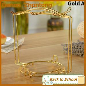 Behoo Cốc cà phê và đĩa hiển thị giá giữ 6 ly cà phê và 6 tấm nhà bếp thoát nước giá bền hiện đại Mug đứng cho Countertop