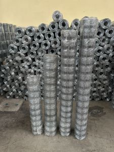 ส่งฟรี! รั้วตาข่ายถักปม 10cm 4x4นิ้ว (ยาว30m/50m) ชุบกัลวาไนซ์ ป้องกันสนิม รั้วตาข่าย ตาข่ายเหล็ก รั้วเกษตร รั้วล้อมฟาร์ม ลวดตาข่าย ตาข่่ายรั้วล้อมสวน รั้วบ้าน คอกกรงไก่