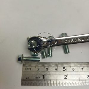 10 PCS BAUT TOPI M6X20 KUNCI PAS 8 PANJANG 2CM 2 CM PUTIH BLOK MESIN CVT 20MM 20 MM FLANGE BOLT M6 X 20 BAUT 6X20 6 X 20 PITCH DRAT 1.0 SEKRUP SKRUP