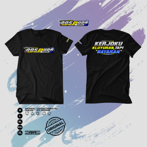 Kaos BOS MUDA REBORN (Kerjoku Kluyuran Tapi Bayaran) / Kaos Kata Kata / Kaos Keren / Kaos Distro Premium / Kaos Pekerja Keras / Kaos Profesi Keren / Kaos Pria Wanita / Kaos Cotton Combed 24s