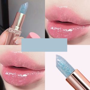 Changing Lipstick Moisturizing Pearl Glitter Shimmer Shifts With PH Levels Hydrating Vitamin E Enriched Long Lasting Wear