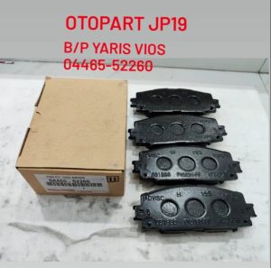 BRAKE PAD YARIS VIOS LIMO KAMPAS REM DEPAN YARIS TIPE E VIOS LIMO 04465-52260
