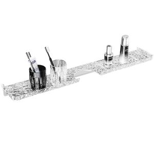 ชั้นวางของหน้ากระจก ที่วางของอ่างล้างหน้า แบบใส  22