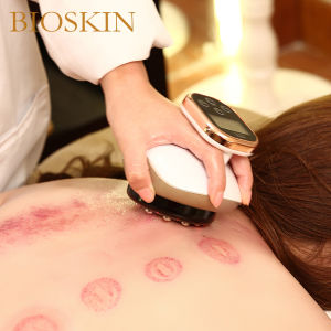 Bioskin Smart Wireless Scraping Massager Cupping EMS Vacuum Suction Guasha Fat Burner Body Slimming Anti Cellulite Therapy Tool