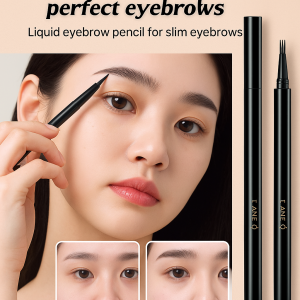 Quad Liquid Eyebrow Pencil Liquid Eyebrow Pencil Waterproof Long-Lasting Non-Fading Eyebrow Pen四叉纤细液体眉笔