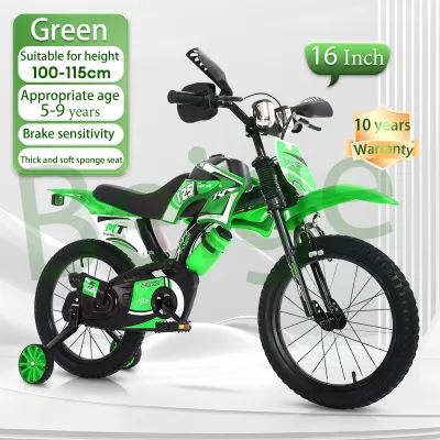 bike for kids 2 to 5 years old 12/16 Inch Simulated Childrens Motorcycle Bike Suitable For 2 To 12 Years Old