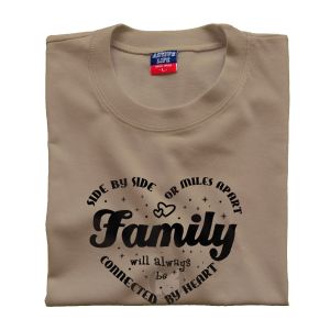 ✅ Side by Side or Miles Apart 2027 Family Matching Shirt New Year Tee for Whole Family Luminous Blue .C