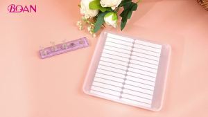 BQAN Double Sided Nail Tape for Press On Nails Display 12 Sheets 360Pcs Clear Adhesive Strips Strong Hold for False Nail Tips For Press-on Nail Display Packaging & Storage