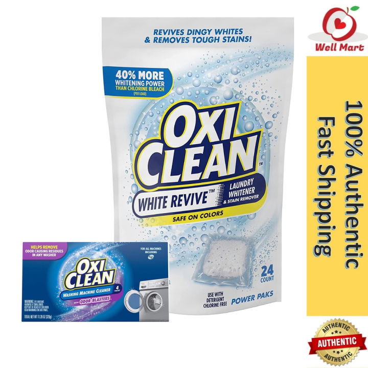 OxiClean White Revive Laundry Whitener Strain Remover / Washing Machine Cleaner