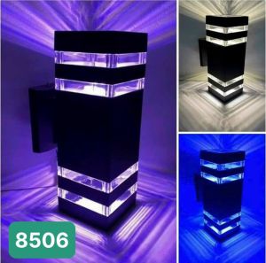 Đèn Vuông trang trí trụ cột (Hàng Chính Hãng) 3 màu Xanh-Vàng-Tím