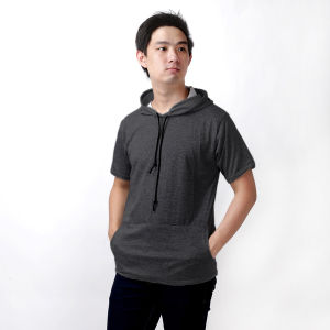 Elfs - Kaos Pria Hoodie Kantong Terry Polos