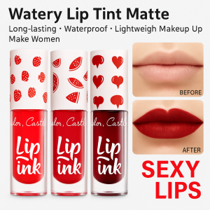 Fruit Lip Dye Fruity Lip Tint Water Gloss Tint Fruit Lip Cheek Gel Tint Waterproof Lipstain Liptint Moisturizing 3 Colors