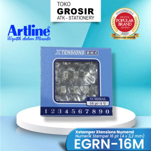 ARTLINE Xstamper Xtensions Numeral / Stamp Numerik Stempel 16 pt EGRN-16M