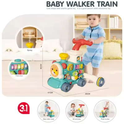 **Malaysia Seller** 5in1 Musical Baby Walker Baby Walkers Learning Walker Baby Push Walker Music Toddler Walk Assistance