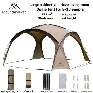 MOUNTAINHIKER Outdoor Portable Tent Shelter Dome Tent with Door Cloth Camping Dome Tent
