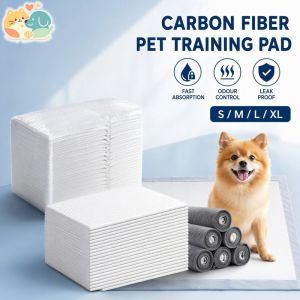 Bamboo Charcoal Disposable Pet Pee Pads Super Absorbent Leak Proof Deodorant Dog Training Wee Urine Pad Anti Slip Carbon Fiber