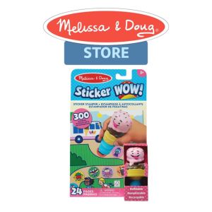 Melissa & Doug Sticker WOW! Frosty the Ice Cream Activity Pad & Sticker Stamper- Age 3+ Arts Crafts