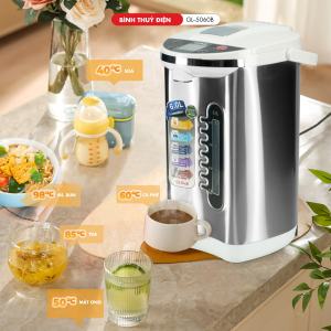 Bình Thủy Điện Gali GL-5060B 6L – Inox 304 Bơm Cơ & Bơm Điện Hẹn Giờ 24h Đun Sôi Lại Giữ Ấm Tiết Kiệm Điện Bảo Hành Chính Hãng 24 Tháng