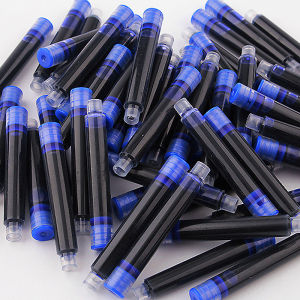 Ống mực đầu 2.6mm và 3.4mm thay thế cho tất cả các dòng bút máy mực màu Đen Xanh Xanh Đen