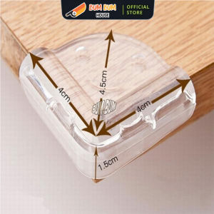 Combo 10 nút bịt góc cạnh bàn silicon an toàn cho bé và người cao tuổi