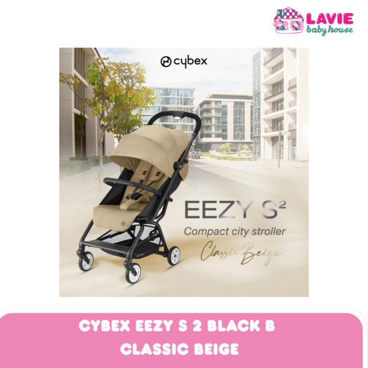 Cybex Eezy S2 Stroller Gold Series – Classic Beige Kereta Bayi