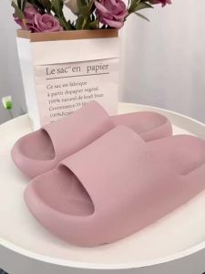[Free Shipping] WomenS Slippers Stylish And Comfortable For Home Use With Thick Soles For Added Height Suitable For The Bathroom And Shower And Featuring A Non-Slip Design.MenS Version Also Available