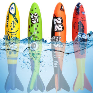 4Pcs Pool Diving Multicolor Pool Games Sinking Creative Underwater Diving Swimming Pool Accessories