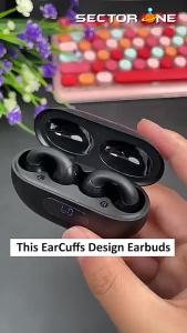 [READYSTOCKMY]AmbieSoundEarcuffsBoneConductionEarbudsBluetoothTWSWirelessEarphoneswithLEDDisplaySport