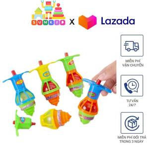 Đồ chơi con quay phát sáng cho bé với thiết kế đơn giản nhiều màu sắc và cách chơi dễ dàng