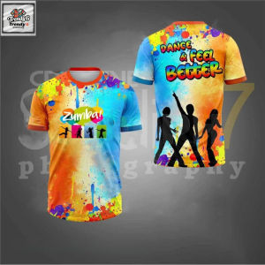 Summer Short-Sleeve Sportswear (COD)ZUMBA Cheap clothes WomenS T-Shirt