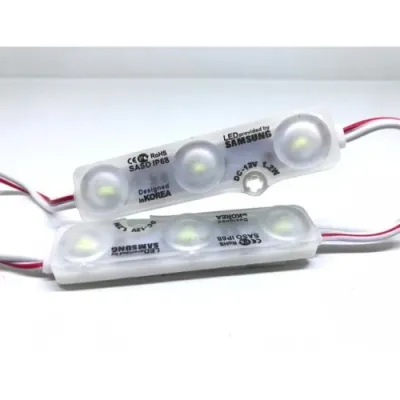 Lampu Modul LED 5730 SMD 12v DC 3 Mata 12 v volt Module ( 6615)